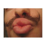 Curly Moustache Smooches Postcard