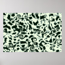 Curly Smoke Canvas Print