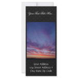 Currambine Sunset With Spray Of Clouds On Western rack cards