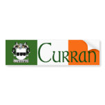 Curran Coat of Arms Bumper Sticker