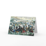 Currier & Ives - Greeting Card - Central Park Pond