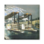 Currier & Ives - Magnet - Champions of Mississippi