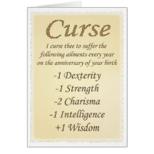 Cursed Greeting Card