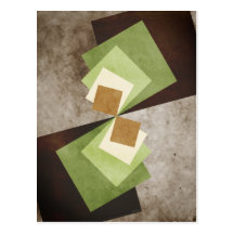 Curvature of a Square Postcards