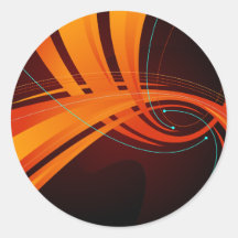 Curved Lines Stickers