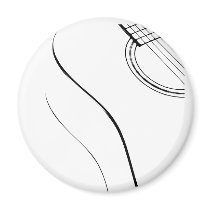 Curves Fridge Magnet