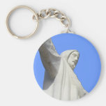 cusco jesus sky blue key chains