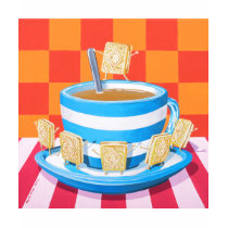 Custard Cream Tea t-shirts
