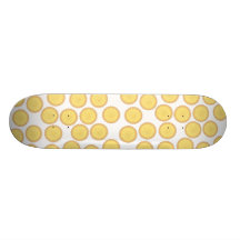 Custard Tart Pattern. Custom Skateboard