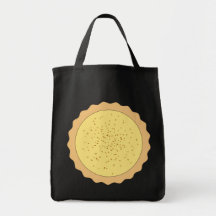 Custard Tart Pie. Canvas Bags