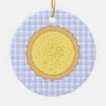 Custard Tart Pie. ornaments