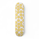 Custard Tart Pie. Pattern. Illustration. Custom skateboards