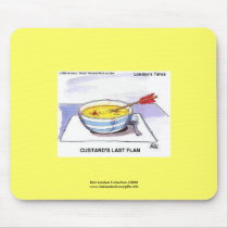 Custards Last Flan Funny Cartoon Mouse Pad