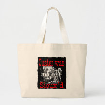 custer was siouxs tote bag