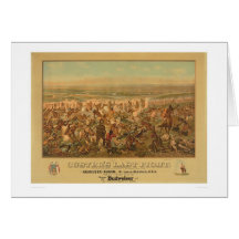 Custer's Last Fight (2610A) Greeting Cards