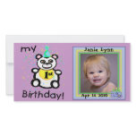 Custom 1st Birthday Photo Cards photo cards