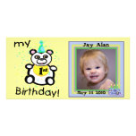 Custom 1st Birthday Photo Cards photo cards