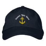Custom Anchor Embroidered Hat