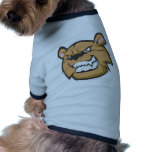 Custom Angry Bear Cartoon Logo pet clothing