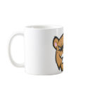Custom Angry Bear Cartoon Logo mugs
