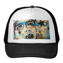 Custom art by Trisha Lurie Trucker Hats