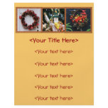 Custom Autumn / Thanksgiving Recipe Page flyers