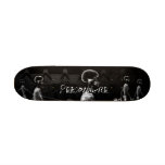 Custom B&W X-Ray Skeletons Midnight Stroll Skate Board Deck