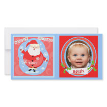 Custom Baby's Christmas Photo Card