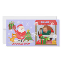 Custom Baby's Christmas Photo Card