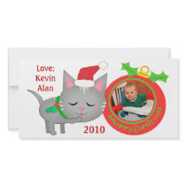 Custom Baby's Christmas Photo Card