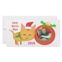 Custom Baby's Christmas Photo Card