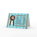 Custom Best Dad Birthday Greeting Card