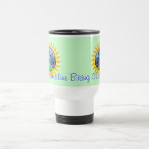 Custom Bicycling Club Logo Wear Coffee Mugs