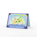 Custom Birthday Cat Greeting Card