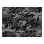 Custom Black Camo Postcard