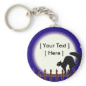 Custom Black Cat Keychain