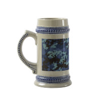 Custom Blue Camo Beer Stein Mugs