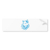 Custom Blue Wolf Logo
