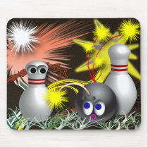 Custom Bowling Mousepads Computer Gifts