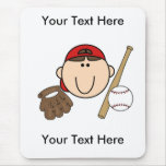 Custom Boy Baseball Mousepad - Customisable