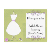 Custom Bridal Shower Invitation-Chic Dress Form