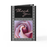 CUSTOM Bridesmaid Thank You PINK Rose cards
