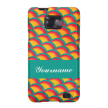 Custom Bright Scales Samsung Galaxy S Case