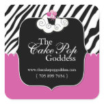 Custom Cake Pop Labels