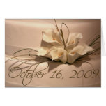 Custom Calla Lily Cake cards