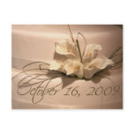 Custom Calla Lily Cake postcards