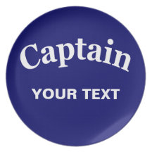 CUSTOM CAPTAIN PARTY PLATES