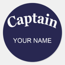 CUSTOM CAPTAIN ROUND STICKERS