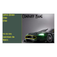 Custom Car Business Card