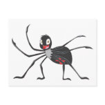 Custom Cartoon Black Widow Spider Shirt